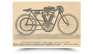 First motorbike with a V-45° twin engine